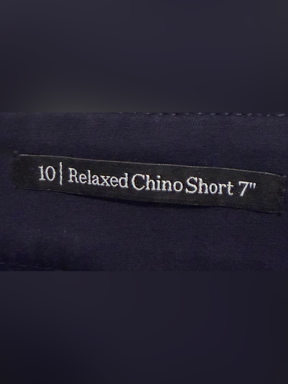 Talbots Navy Blue chino  Bermuda Shorts Size 10 - Picture 4 of 5